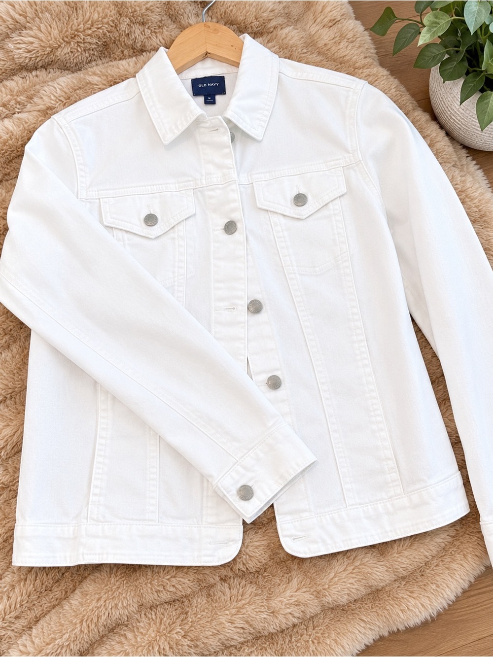 Charter Club White Denim Jacket for Women